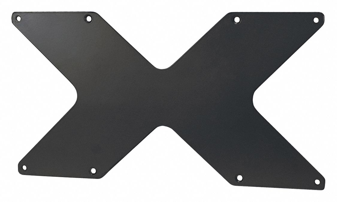 Adaptor Plate Black 0.1 Dx8.4 Hx16.3 W MPN:AP1B