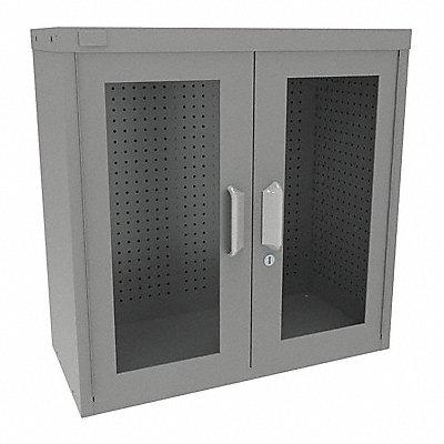 Pegboard Wall Cabinet 30 H 30 W Gray MPN:Grainger48877