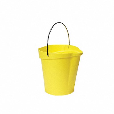 F8439 Hygienic Bucket 3 1/4 gal Yellow MPN:56866