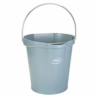 F8439 Hygienic Bucket 3 1/4 gal Gray MPN:568688
