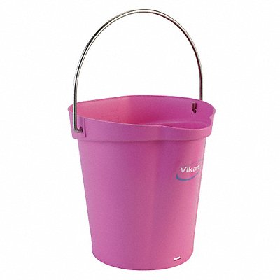 H8704 Hygienic Bucket 1 1/2 gal Pink MPN:56881