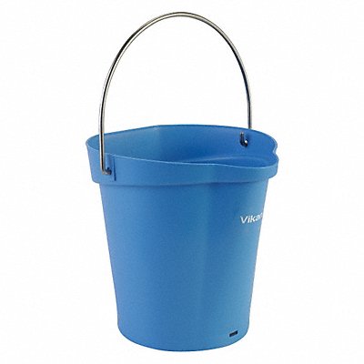 H8704 Hygienic Bucket 1 1/2 gal Blue MPN:56883
