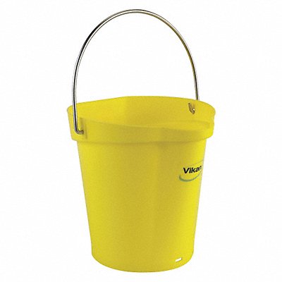 H8704 Hygienic Bucket 1 1/2 gal Yellow MPN:56886