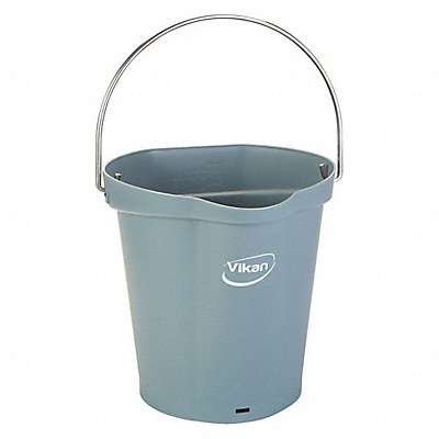 H8704 Hygienic Bucket 1 1/2 gal Gray MPN:568888