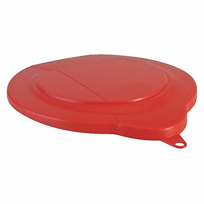 Pail Lid Red 9 3/4 in Diameter MPN:56894