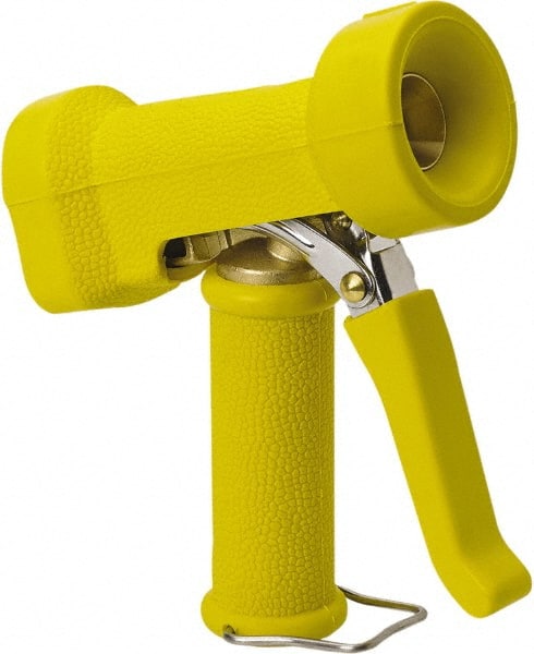 Garden Hose Pistol Nozzle: Brass, Rubber & Stainless Steel MPN:93246