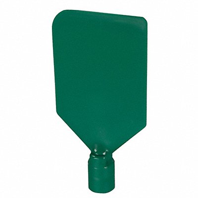 H1596 Paddle Scraper Flex 4-1/2 x 6 Poly Green MPN:70132