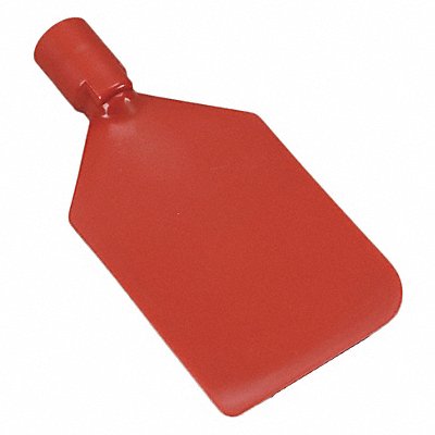 H1596 Paddle Scraper Flex 4-1/2 x 6 Poly Red MPN:70134