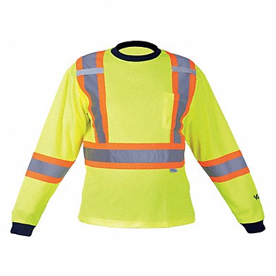 Long Sleeve Shirt Unisex S Green MPN:6015G-S
