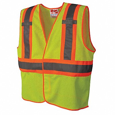 Hi Vis Vest Class 2 2XL/3XL Lime MPN:U6110G-2XL/3XL