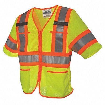 High Visibility Vest Class 3 2XL Green MPN:U6155G-2XL