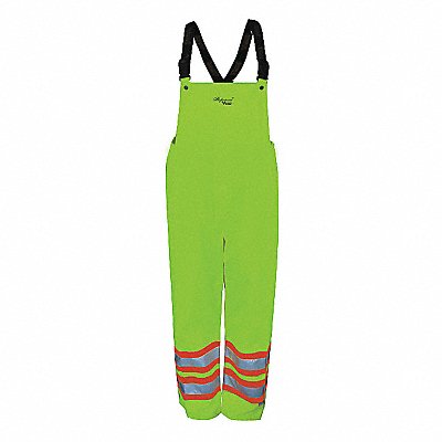 Rain Bib Overall Class E Yellow/Green L MPN:6410PG-L