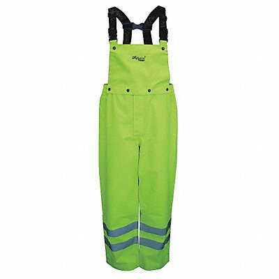 G5395 Rain Bib Overall Class E Yellow/Green L MPN:D6329PG-L