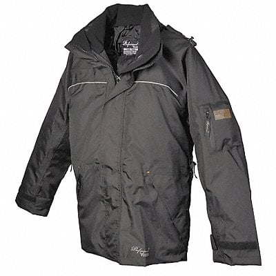 Breathable Rain Jacket Black L MPN:3910JB-L