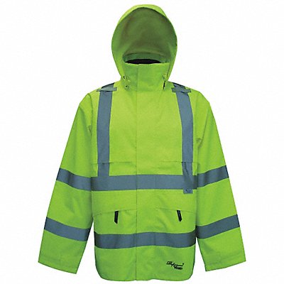 G5391 Rain Jacket Class 3 Type R Ylw/Grn L MPN:D6329JG-L