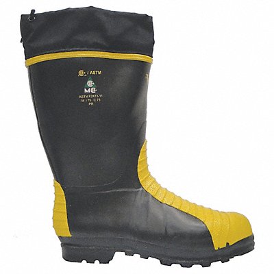 J0966 Rubber Boot Unisex 8 Knee Black MPN:VW42-8