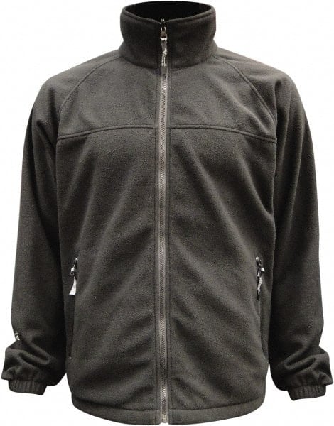 Rain Jacket: Size X-Large, Black, Polyester MPN:829BK-XL