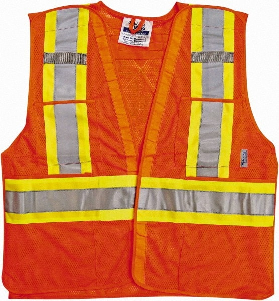 High Visibility Vest: 4X & 5X-Large MPN:U6125O-4XL/5XL