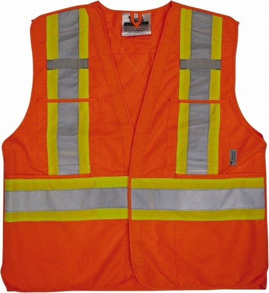 High Visibility Vest: 2X & 3X-Large MPN:U6135O-2XL/3XL