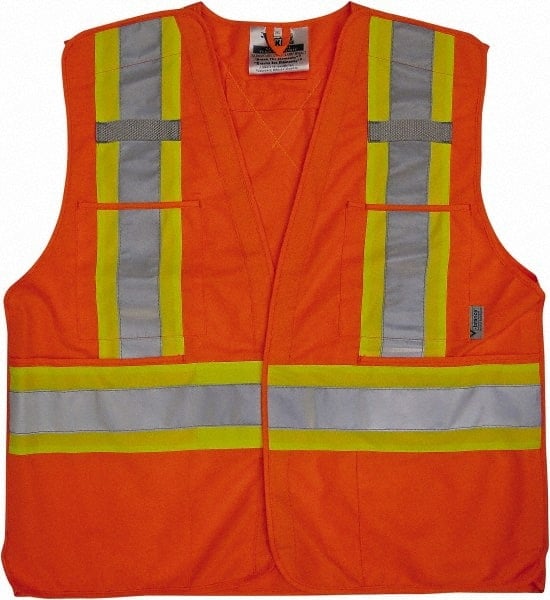 High Visibility Vest: Large & X-Large MPN:U6135O-L/XL