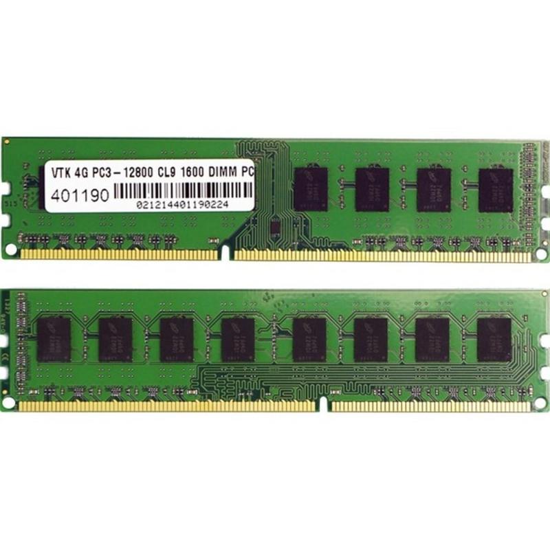 VisionTek 2 x 4GB PC3-12800 DDR3 1600MHz 240-pin DIMM Memory Module - For Desktop PC - 8 GB (2 x 4GB) - DDR3-1600/PC3-12800 DDR3 SDRAM - 1600 MHz - CL9 - 1.50 V - 240-pin - DIMM - Lifetime Warranty MPN:900626