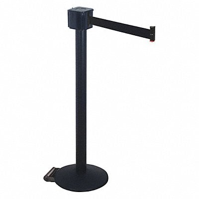 Barrier Post with Belt Black Belt MPN:PM412-30BA-BK