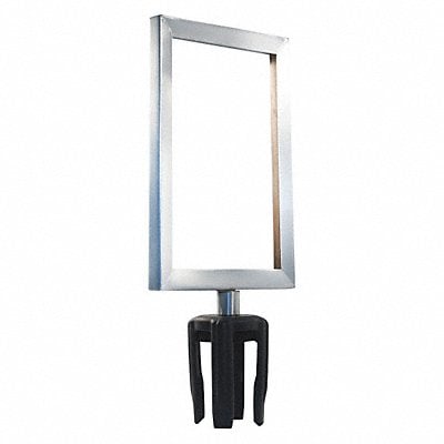 Sign Frame 11in.Hx7in.L Satin Chrome MPN:FR711HDSC-CSB