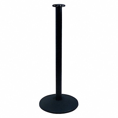 Flat Top Rope Post Black Aluminum MPN:ST601S-BA