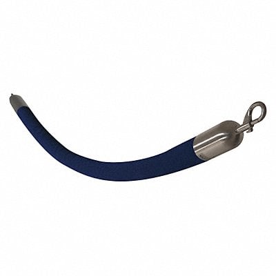 Barrier Rope Velour Blue 6 ft. MPN:841BL72SE-SC