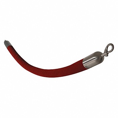 Barrier Rope Velour Maroon 3 ft. MPN:841MN36SE-SC