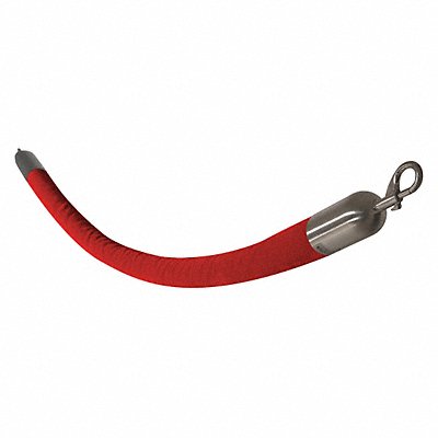 Barrier Rope Velour Red 3 ft. MPN:841RD36SE-SC