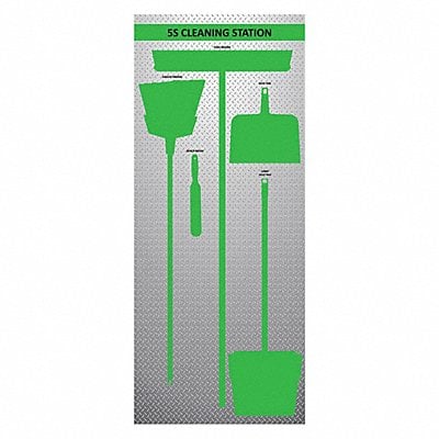 Dry Shadow Board 72 Hx30 W MPN:60-3020-7230-614