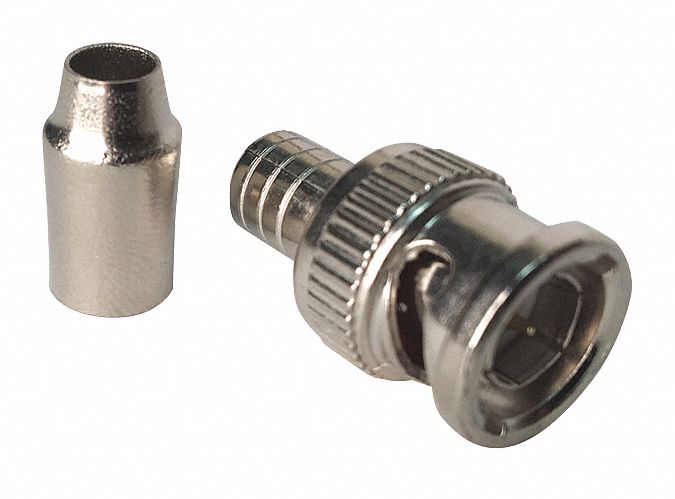 Coaxial Crimp Connector BNC Male PK10 MPN:VT-BNC-CRMP-PLM10