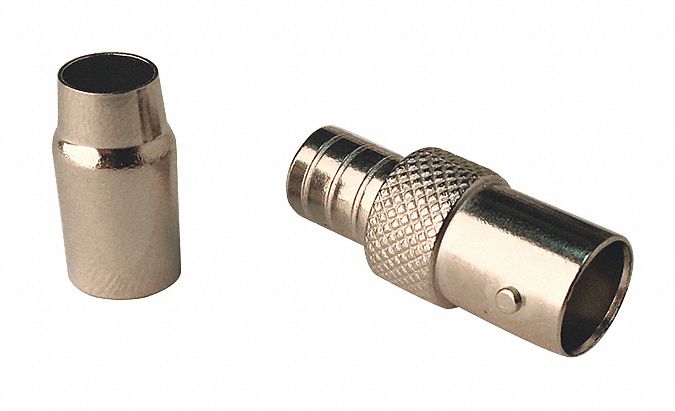 Coaxial Crimp Connector BNC Female PK10 MPN:VT-BNC-FRG610