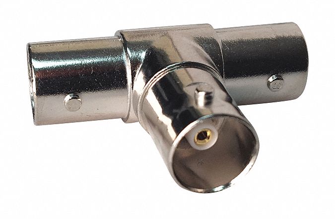 Coaxial T Connector (3) BNC Female PK10 MPN:VT-BNC-T-3F10