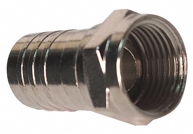 Crimp Connector F Connection PK100 MPN:VT-F-CRMP-RG6100