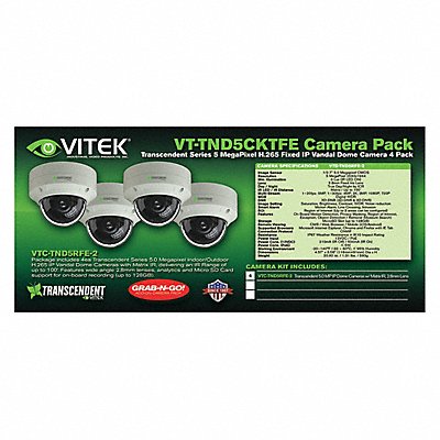 Network Video Recorder Kit 12V DC MPN:VT-TND5CKTFE-2