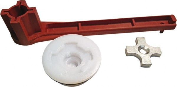 Pedestrian Barrier Socket Tool: Silver, Use with 45033-RC-B MPN:45032-DPT