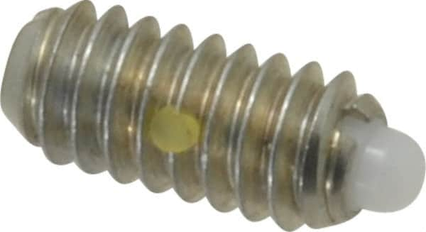 Threaded Spring Plunger: 1/4-20, 0.531