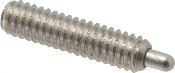 Threaded Spring Plunger: 1/4-20, 1