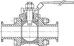 Sanitary Manual Ball Valve: 1