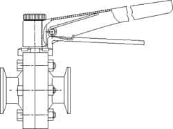 Manual Clamp Butterfly Valve: 2