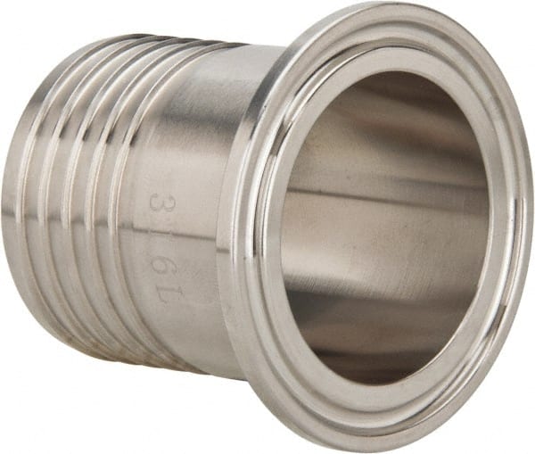 Sanitary Stainless Steel Pipe Rubber Hose Adapter: 1-1/2