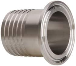 Sanitary Stainless Steel Pipe Rubber Hose Adapter: 1-1/2