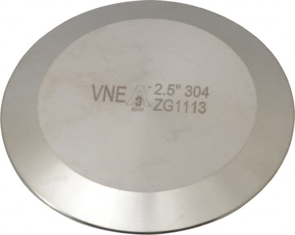 Sanitary Stainless Steel Pipe End Cap: 2-1/2