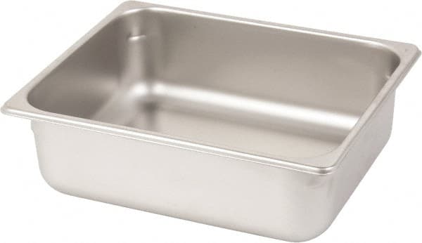 Food Pan Container: Stainless Steel, Rectangular MPN:30242