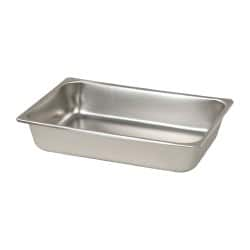 Food Pan Container: Stainless Steel, Rectangular MPN:30422