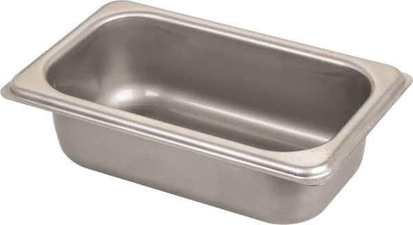 Food Pan Container: Stainless Steel, Rectangular MPN:30922