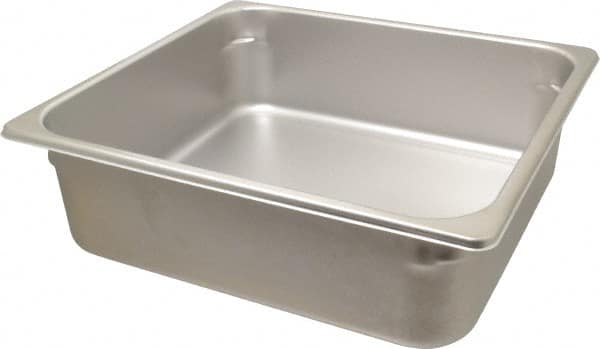 Food Pan Container: Stainless Steel, Rectangular MPN:SMVOL30142