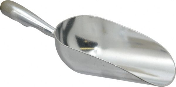 5 oz Silver Cast Aluminum Round Bottom Scoop MPN:46890